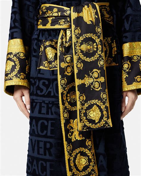 versace i heart baroque bathrobe|purple versace bathrobe.